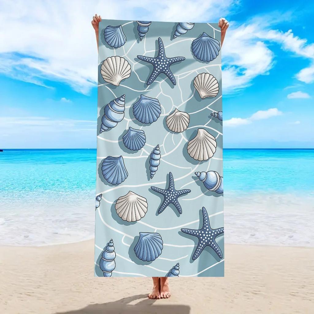 Colorful Dog Cat Paw Print Beach Towel Polyester Quick Dry Sand Free Swim Bath Towel for Pet Lover Summer Beach Pool Travel