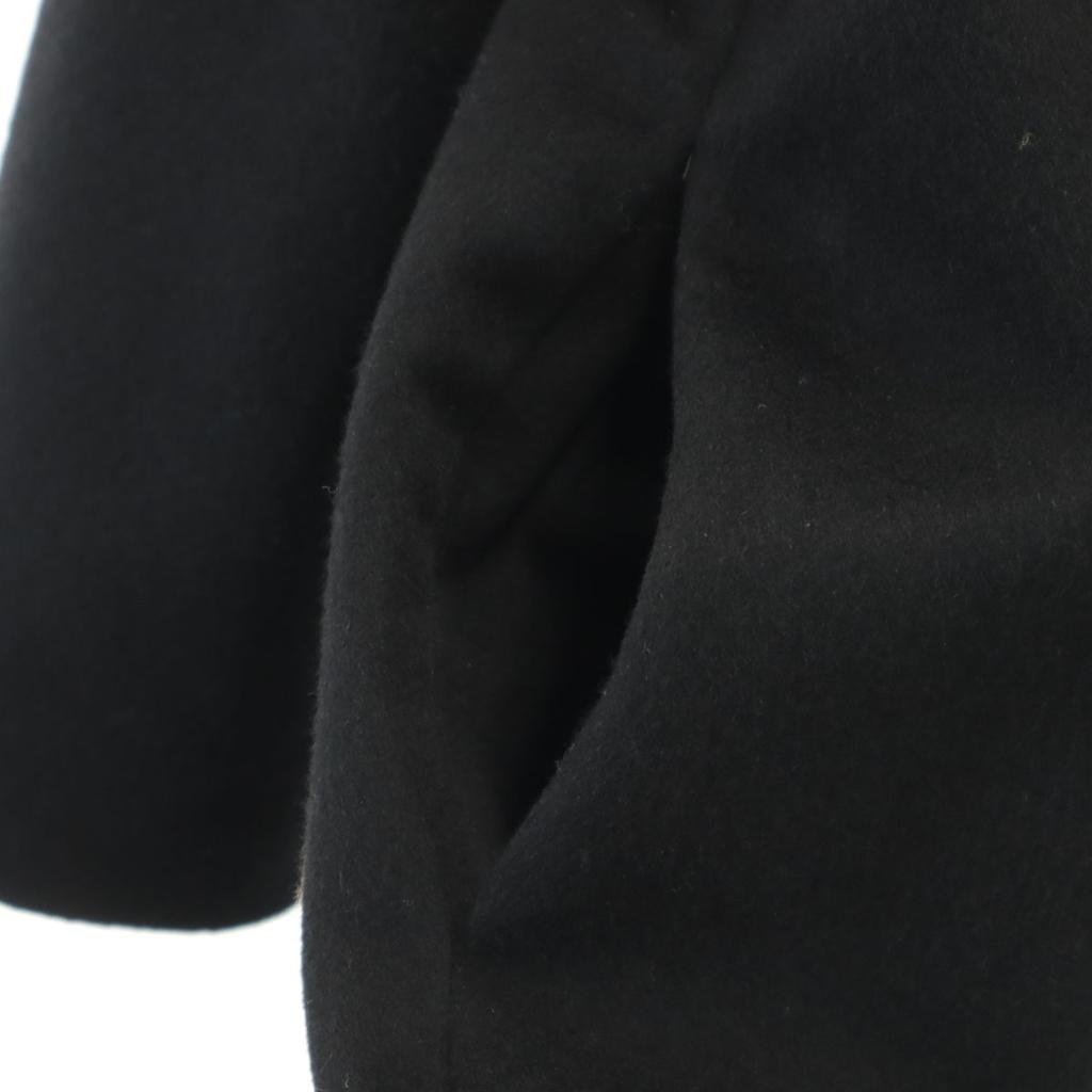 Pure Cashmere Wool Coat 11AR Black Series Women Used