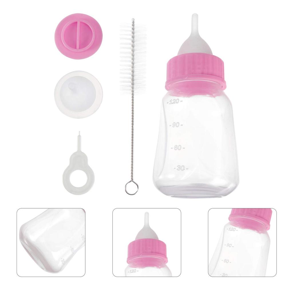 LEDMOMO Cat Feeding Kitten Milk for Puppies and Nutrition and with Feeding Dog Liquid Pet Milk Bottle Bottle, 120ml, Leak-Proof, Bottle, Kittens,