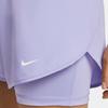 Nike Pro Dri-Fit Two-In-One Fashionable Trendy Simple Solid Color Sports Shorts Women shorts Purple HJ1205-533