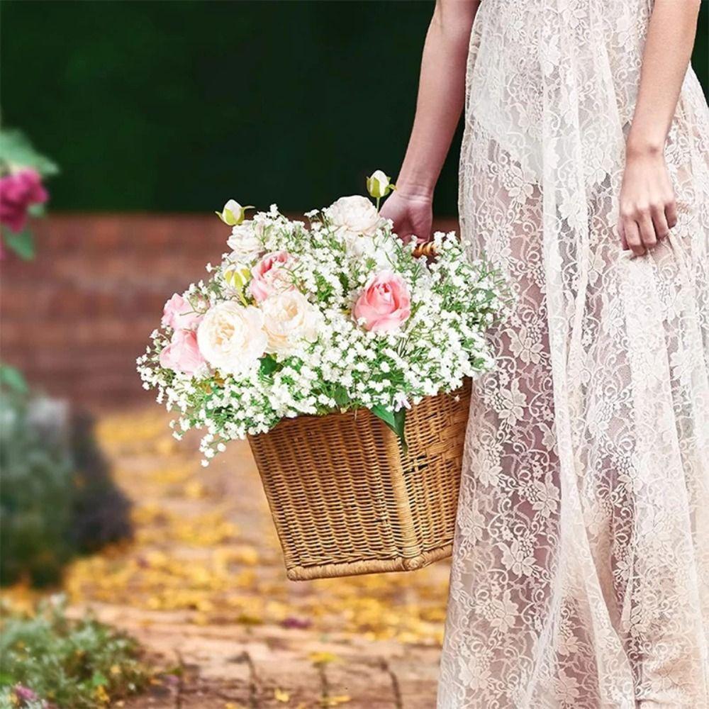 30Pcs DIY Floral Artificial Baby Breath Flowers Artificial Flowers Bouquets  Bride Engagement