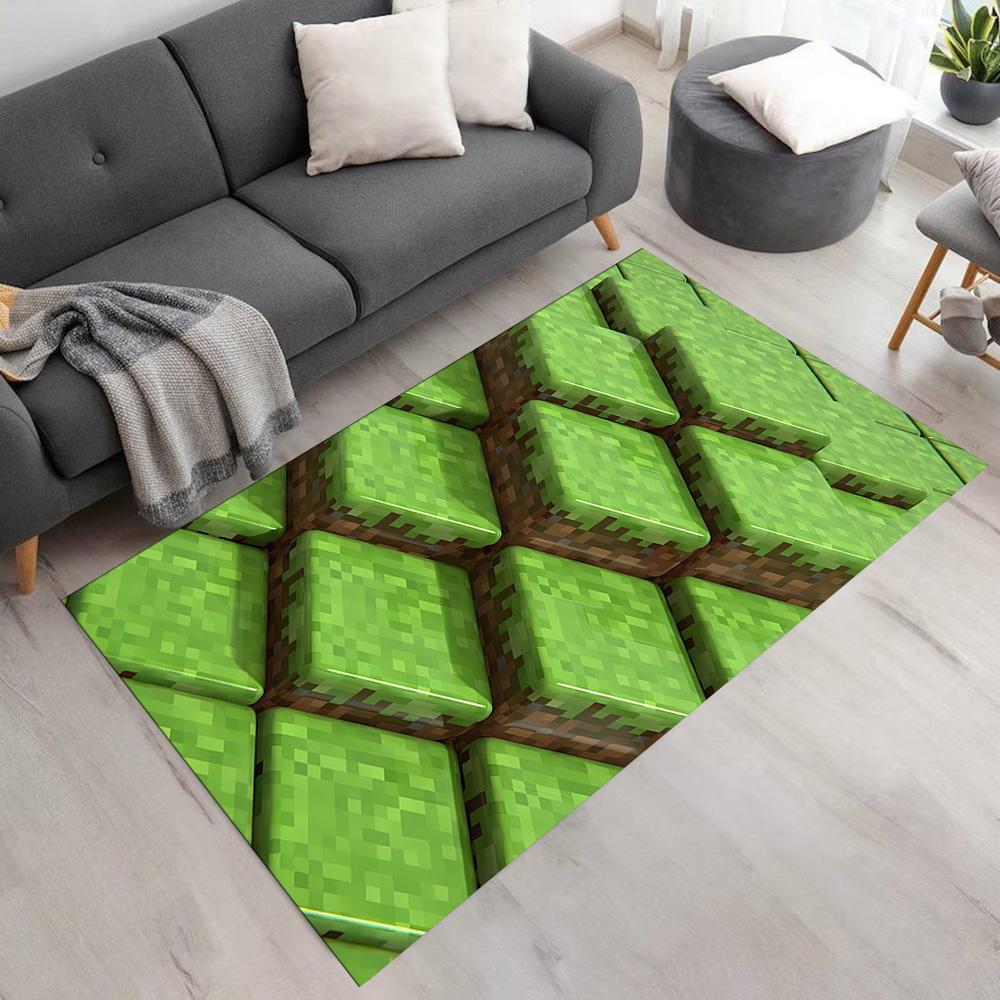 Minecraft Underground Adventure Floor Rug Office Rug Perfect for Bedrooms Hallway Living Rooms Dormitory Antislip Carpet Office home decor