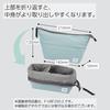 KOKUYO Pencil Case Pencil Case N Storage Smoke Blue F-VBF250-2