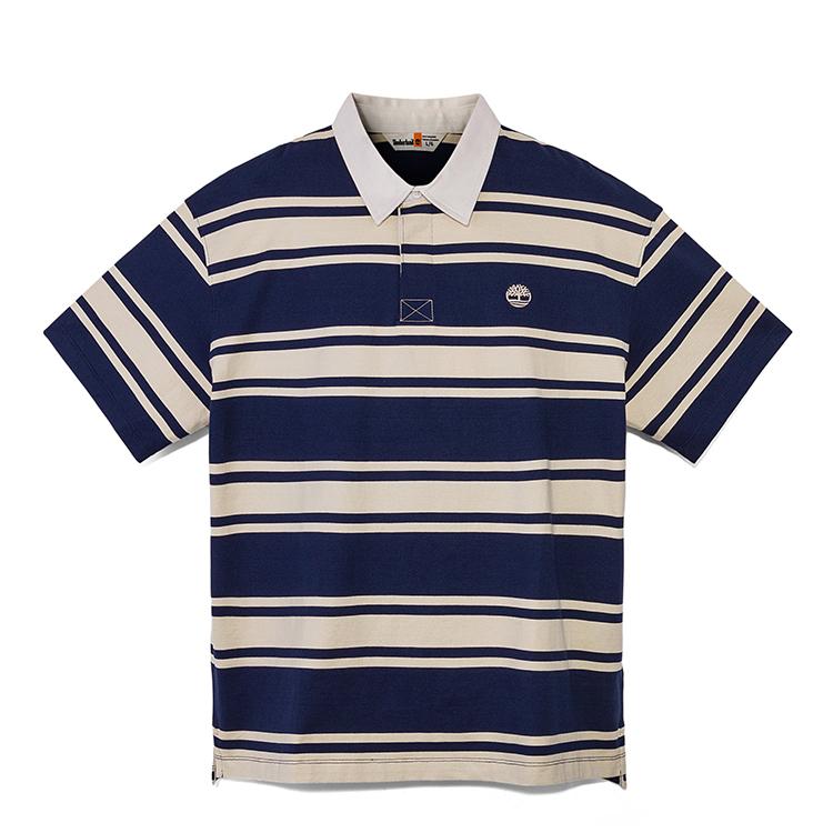 Timberland Classic Striped Comfortable Breathable Polo Shirt Men tops A5SQK-AGJ S