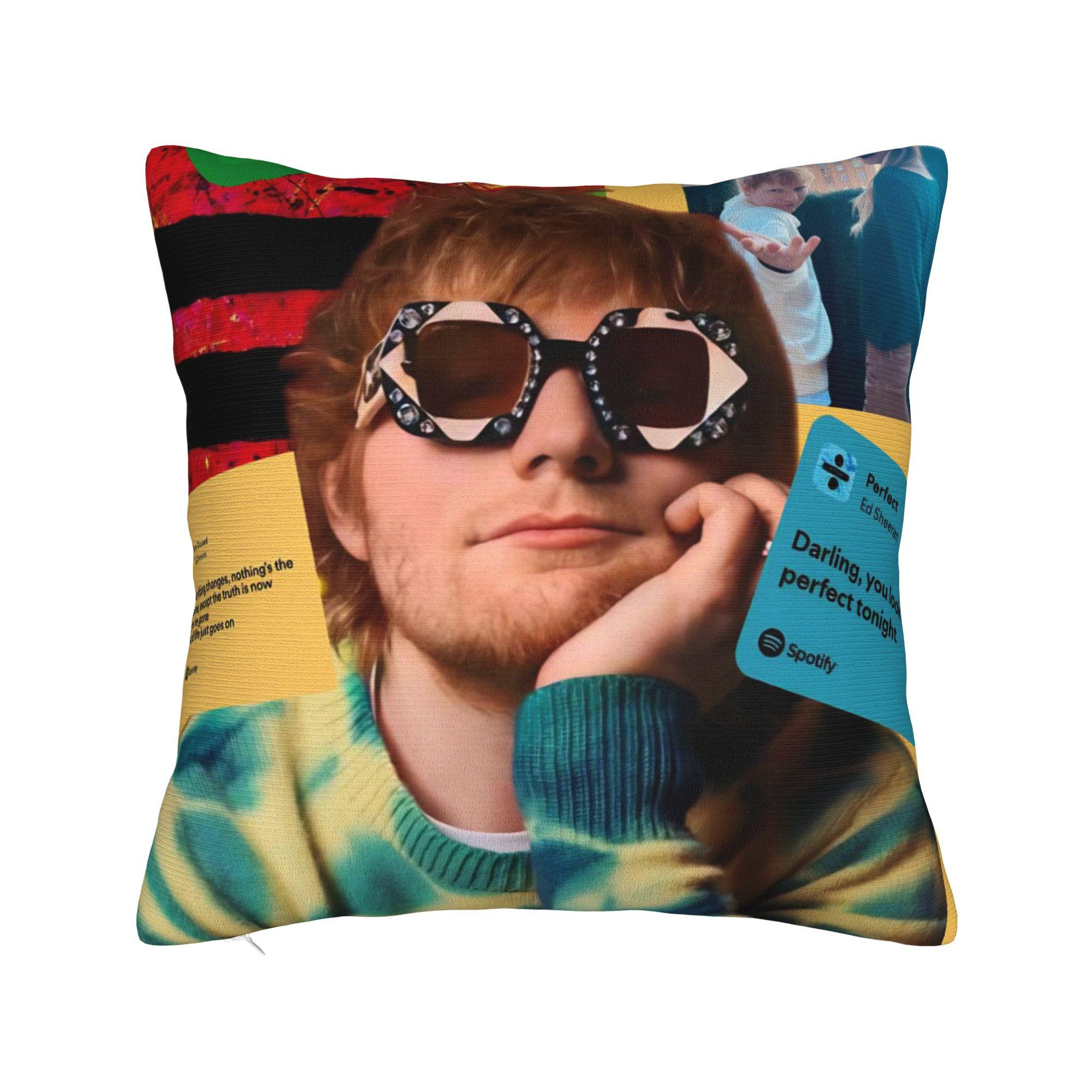 Decorative Pillowcase Ed Sheeran Loop Tour 2026 Merchandise Living Room  Throw Pillow Case Cover Zipper Multi Size 12x12Inch