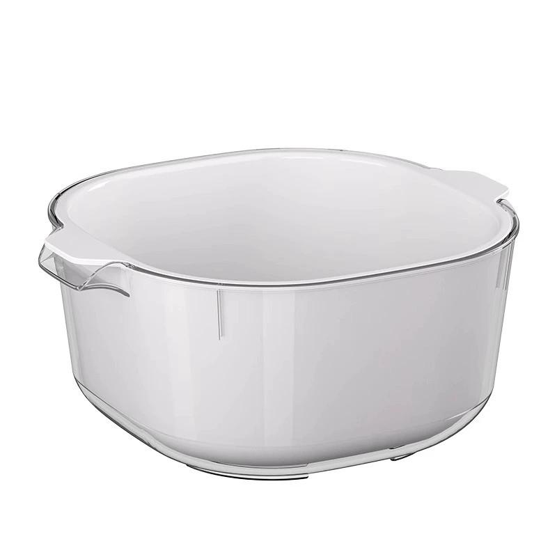 Cesta de drenaje de doble capa para cocina, colador de frutas y verduras multifuncional