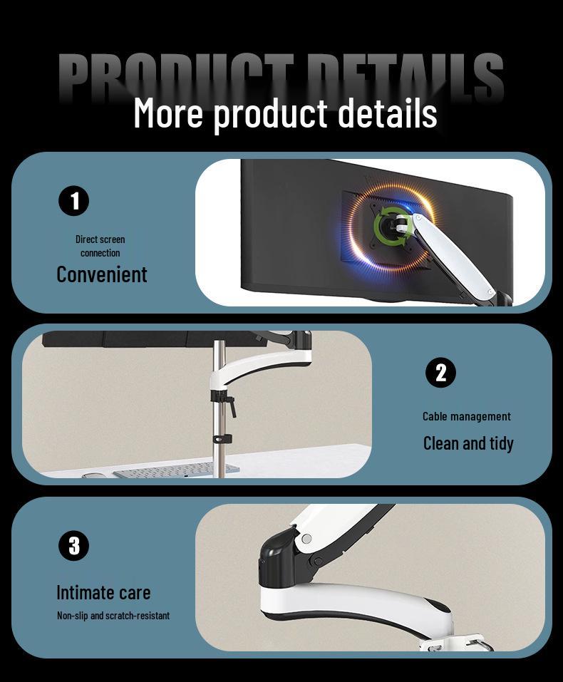 Wall Mount Monitor Arm for Computer Screen Display