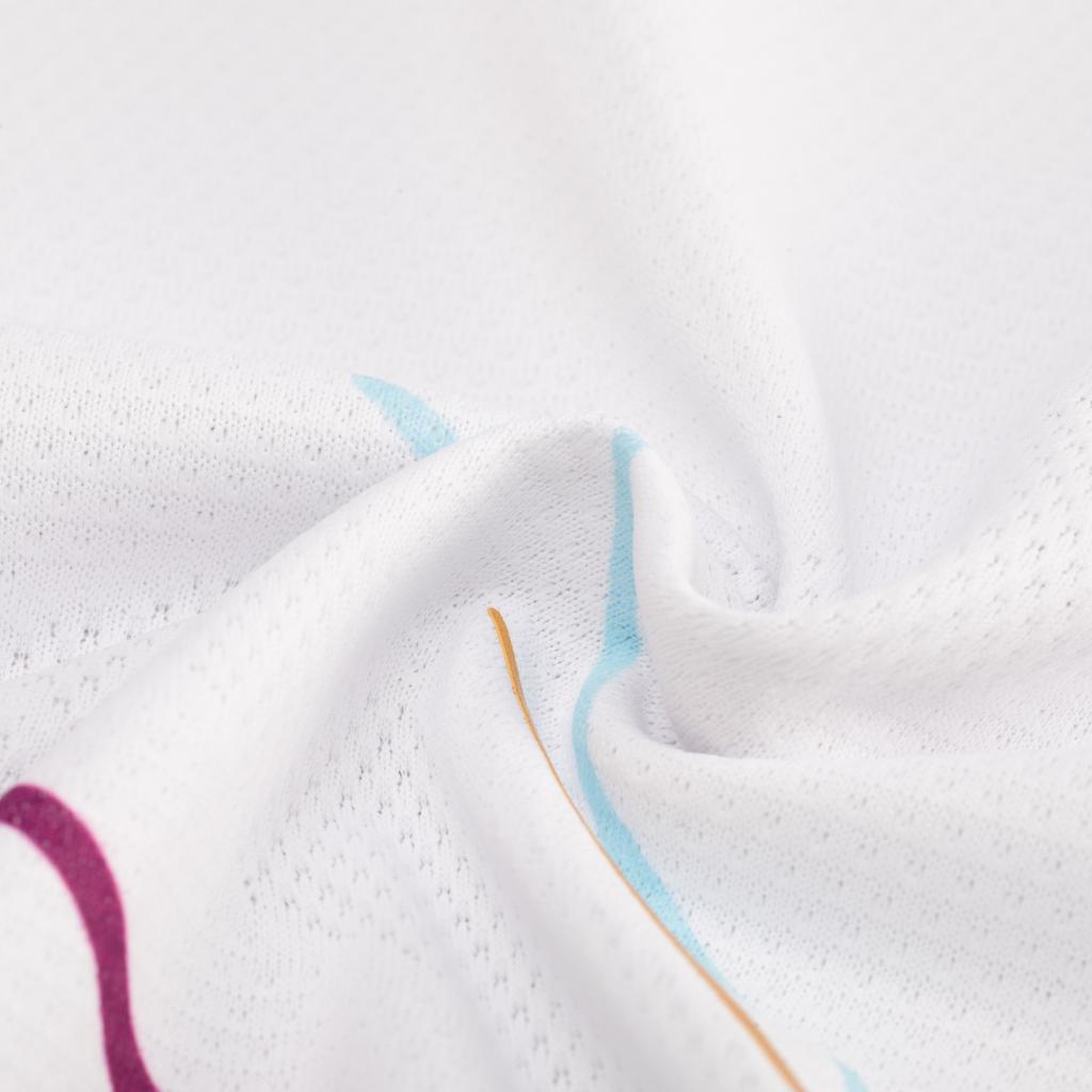 Li Ning Badminton Series V-Neck Pullover Comfortable Versatile Breathable Short Sleeve Badminton Shirt Unisex Tops Standard-White AAYU223-2