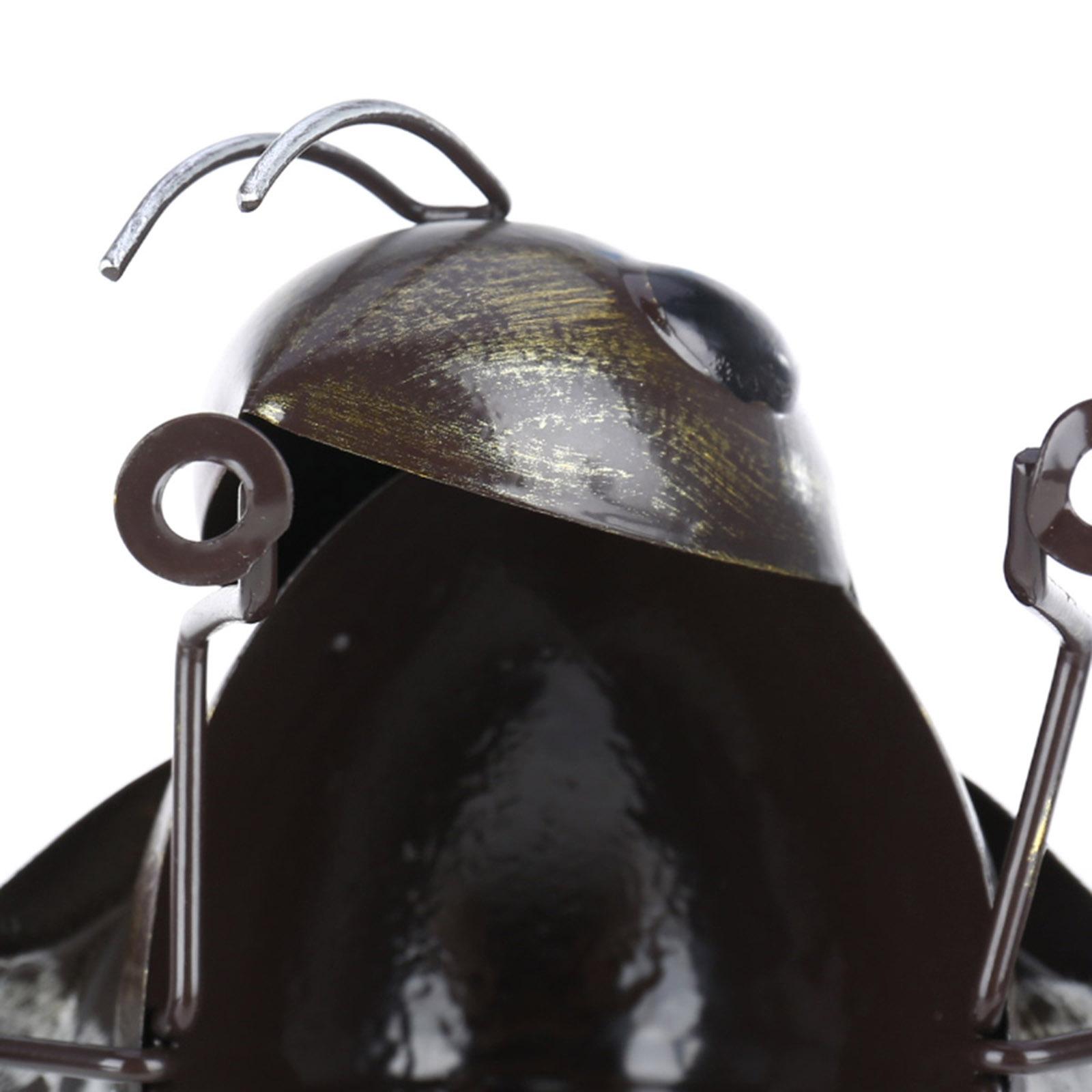 

Tooarts Bee Ornaments Iron Animals Wall Art Ornament Insect Garden Landscape Photography Props