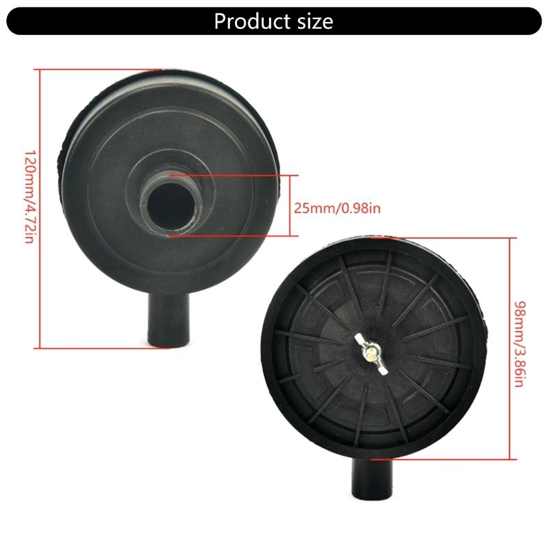 Hochleistungs 25mm Gewinde Kunststoff Luftschalldämpfer Filter für Effiziente Geräuschkontrolle und Verbesserung der Luftqualität