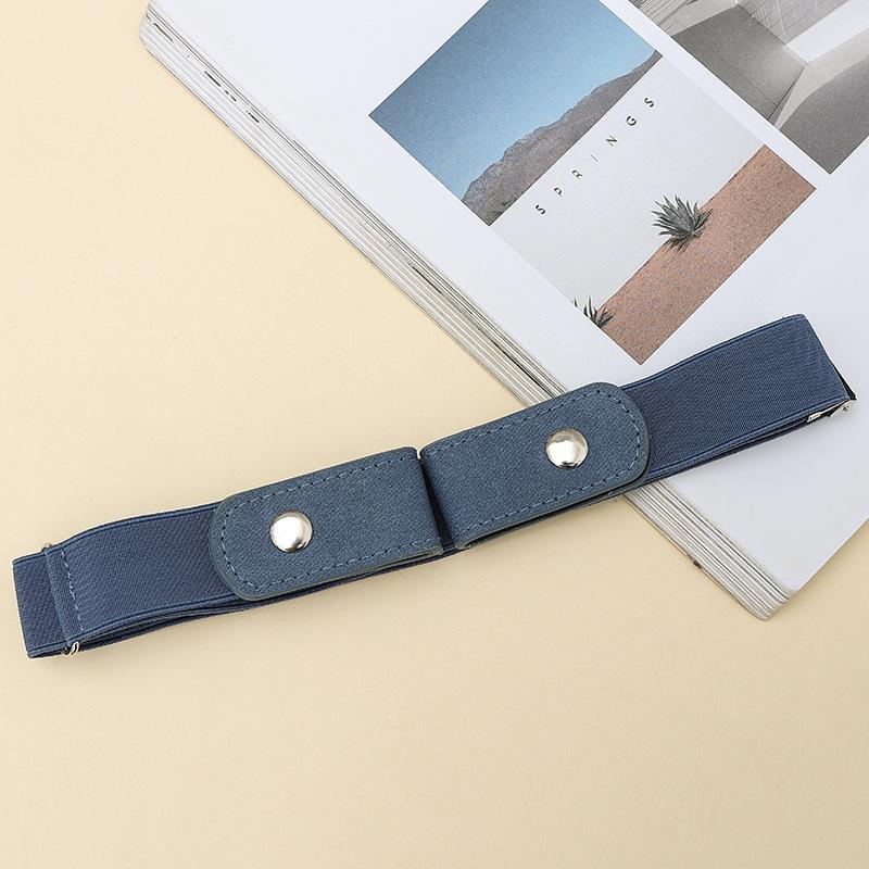 Invisible Belt Traceless Lazy Belt Summer Elastic Elastic Jeans Belt Women's Decoration Ins Style Men's Trend