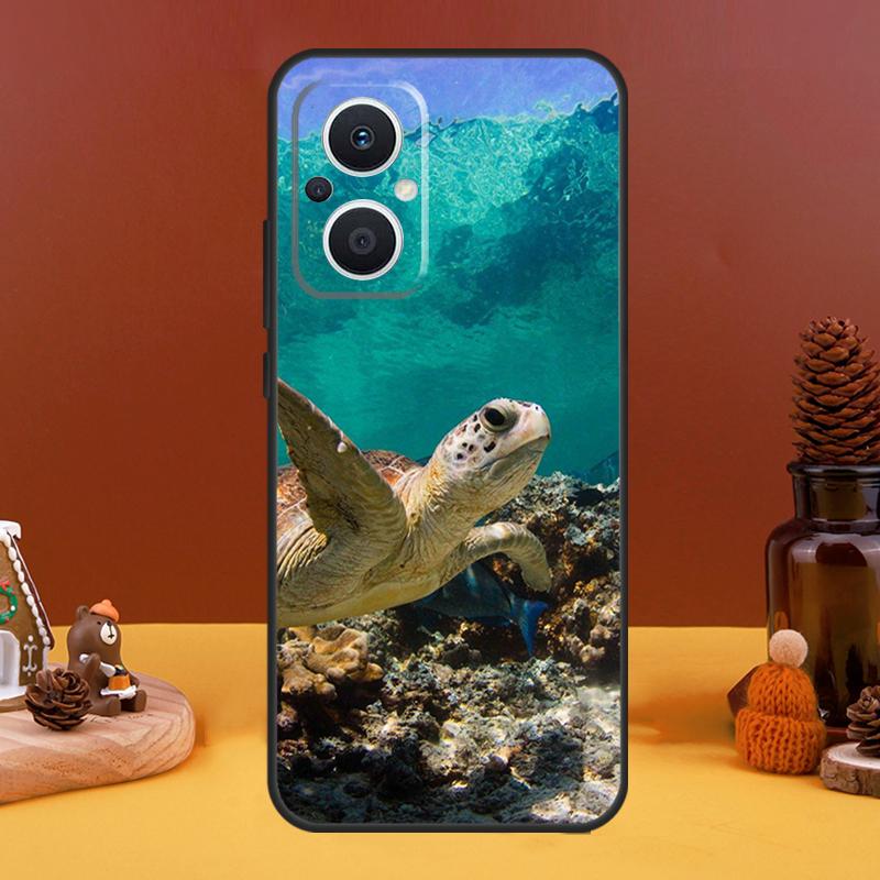 Ocean Sea Turtle Case For OPPO Reno 10 Pro 11 F 4 6 7 8 5 Lite 4Z 5Z 8T OPPO Find X6 Pro X5 X2 X3 Lite Cover