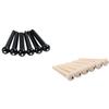 6Pcs Plastic Bridge Pins For Acoustic Guitar Accessories Quality Replacement