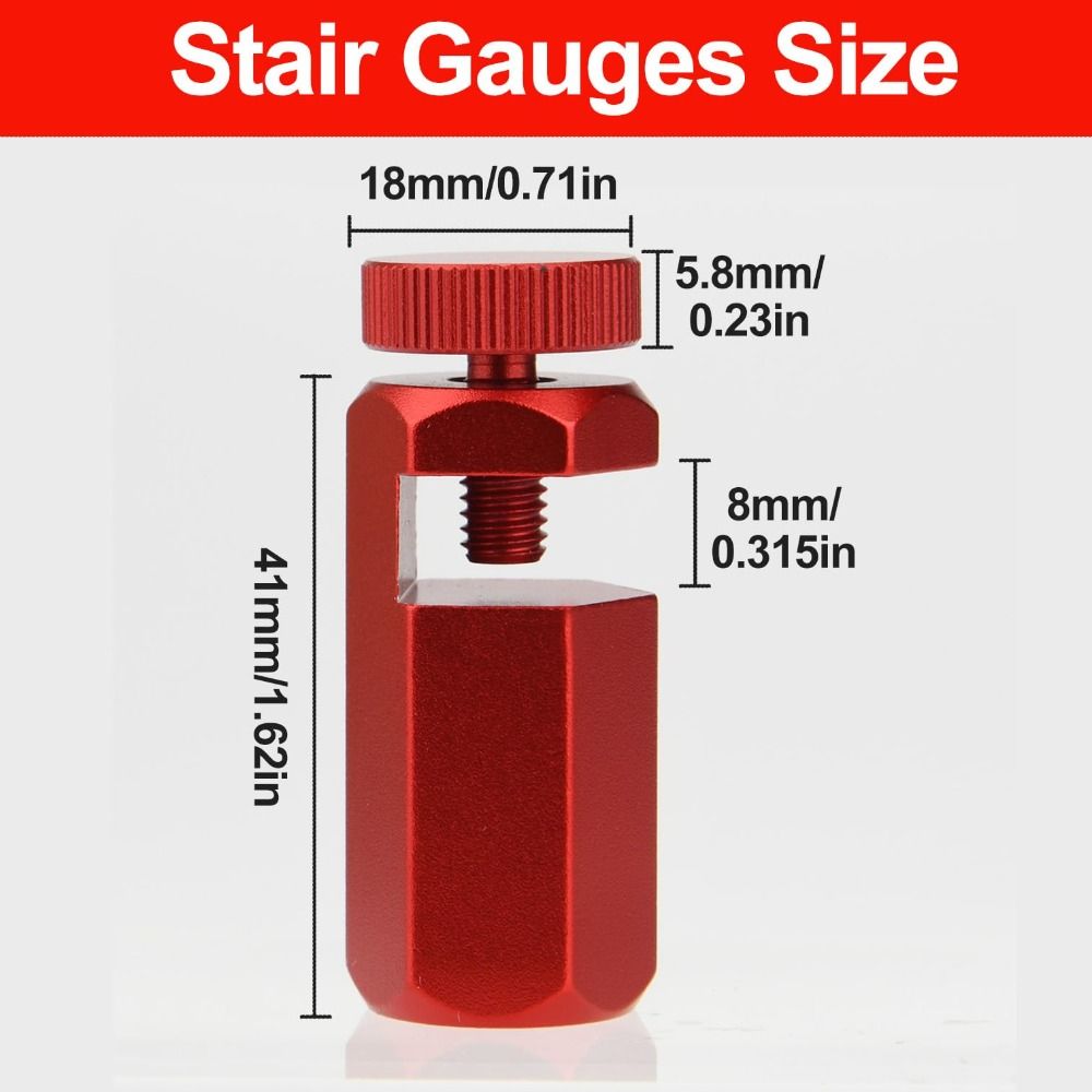 Carabiner Hook Auxiliary Clamp Rafter Gauge Clamps  For Carpentry Squares and Circular Saw