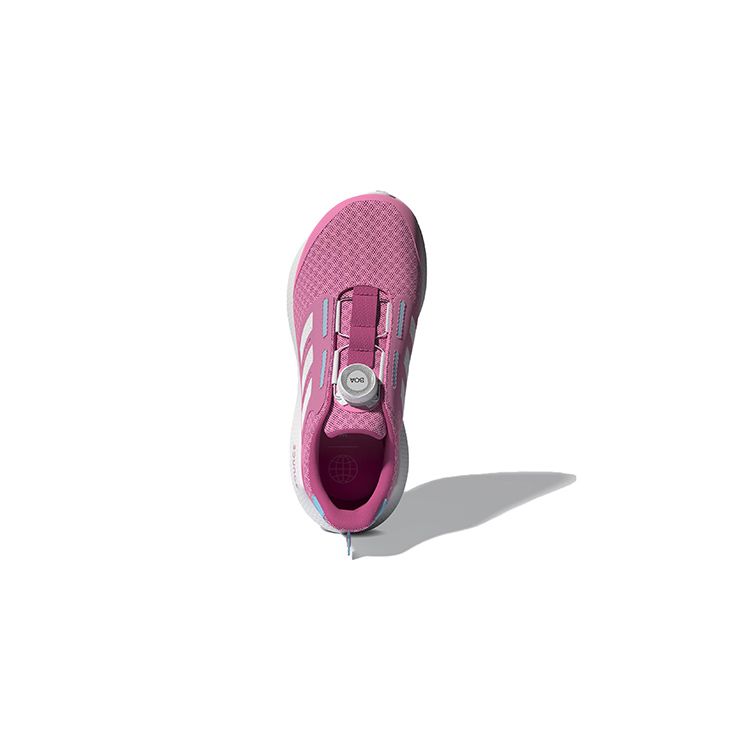 Adidas Eq21 Run 2.0 Low Top Running Shoes Kids Sneakers Pink White GZ4517