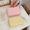 Lightweight Polka Dot Trifold Wallet PU Leather Mini Wallet Aesthetic Card Holder  Daily Use