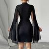New Elegant Slim-Fit Dress 2026 Women's Fashion Solid Color Bodycon Dress