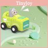 Children's Cartoon Animal Inertia Toy Car Pressing Engineering Vehicle Wholesale