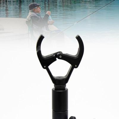 1 Pièce Support de Canne à Pêche à la Carpe Repose-Tête Pour Piquets de Banque Support de Canne à Prise Sûre Accessoires de Pêche à la Carpe et aux Poissons Blancs