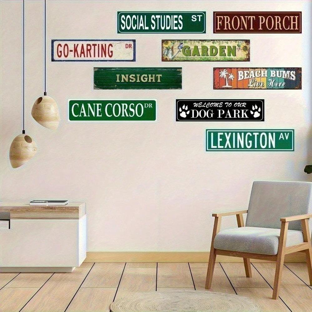 Gym Decor Metal Sign Workout Motivation Tin Sign Rustic Fitness Wall Art