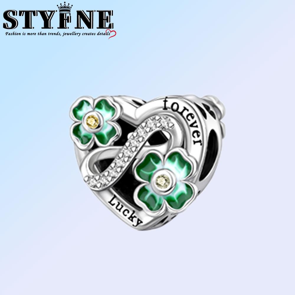 Copper Infinity Love Dangle Charms Like Snake Entangle Beads Fit Original Bracelet Diy Fine Jewelry Gifts For Women