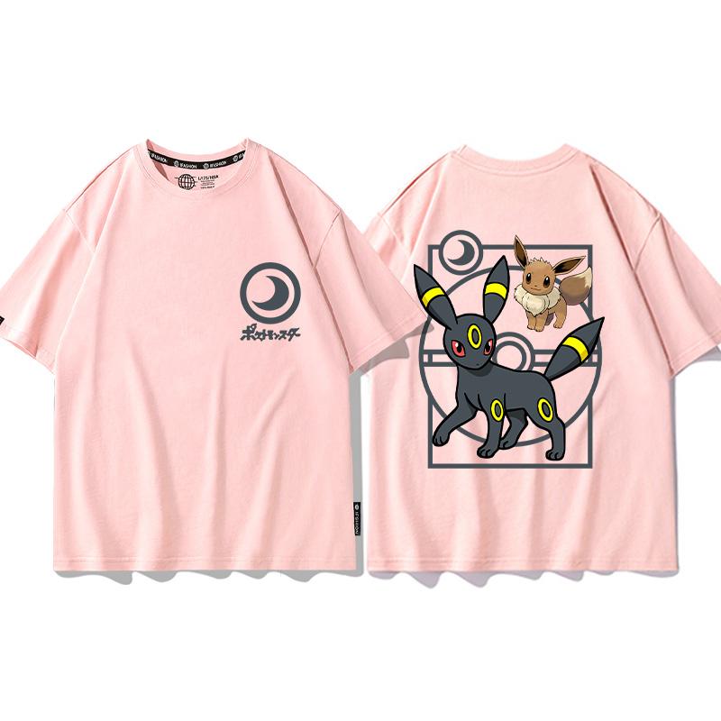 Pokémon Joint Tshirt Childrens Summer Mens and Womens Geng Gui Super Dream Clothes Boys Pokémon Short Sleeves