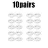 1-10pairs Silicone Mini Glasses Anti Slip Round Ear Fastener Eyeglass Invisible Grip Temple Tip Holder Spectacle Eyewear Frame