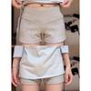 Plus Size Grey High-Waisted Sports Shorts - Drawstring Slimming Summer Hot Pants for Women