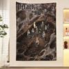 Vintage Anime AAttack On Titan Printed Large Wall Tapestry Indian Buddha Wall Decoration Witchcraft Bohemian Hippie Wall Art