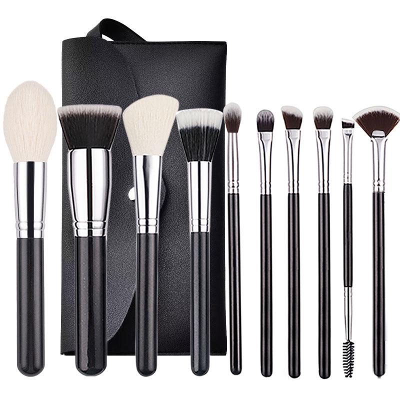15-teiliges Make-up-Pinselset: Weiche Pinsel mit Puder- und Lidschattenpinseln für die Schönheit.