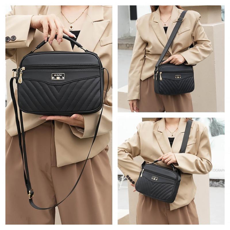 Hot Sale Retro Popular Women's Bag Fashion Mobile Phone Key Crossbody Bag Premium Large Capacity Soft Leather Single