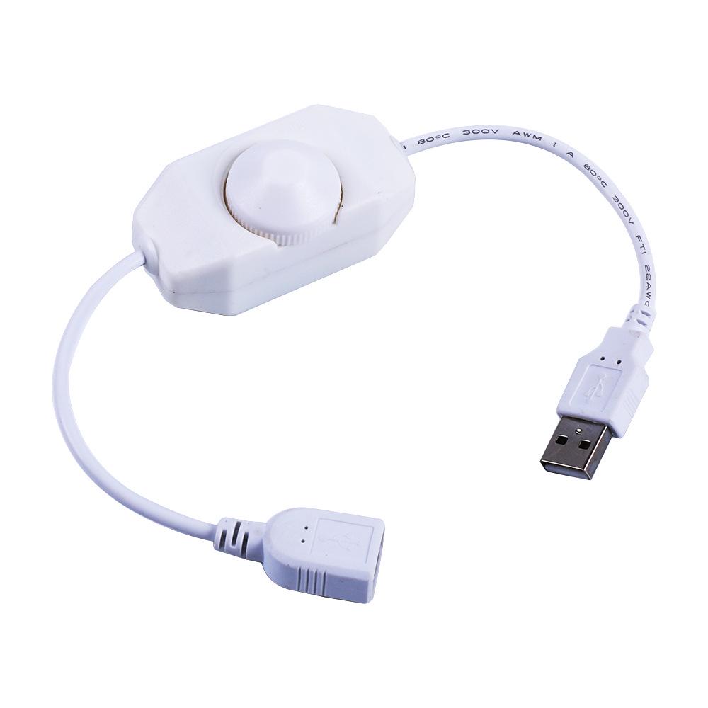 USB LED Light Strip with Touch Dimmer - 5V Monochrome