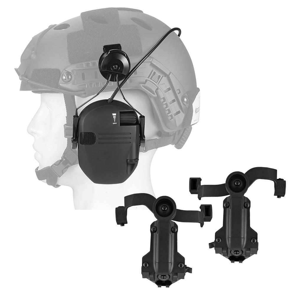 Neues DIY Taktisches Headset Jagd Schießen Geräuschunterdrückende Kopfhörer für FAST Helm Wendy M-LOK ARC Headset