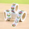 500pcs/roll Farm Animal Stickers Candy Bags Sealing Sticker Animal Stationery Stickers Farm Themed Brithday Party Decortions