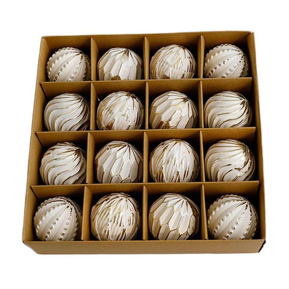 9/16pcs 6/8cm Christmas Ball Decoration Set Colorful Ornaments For Festive Trees Christmas Party Decorations