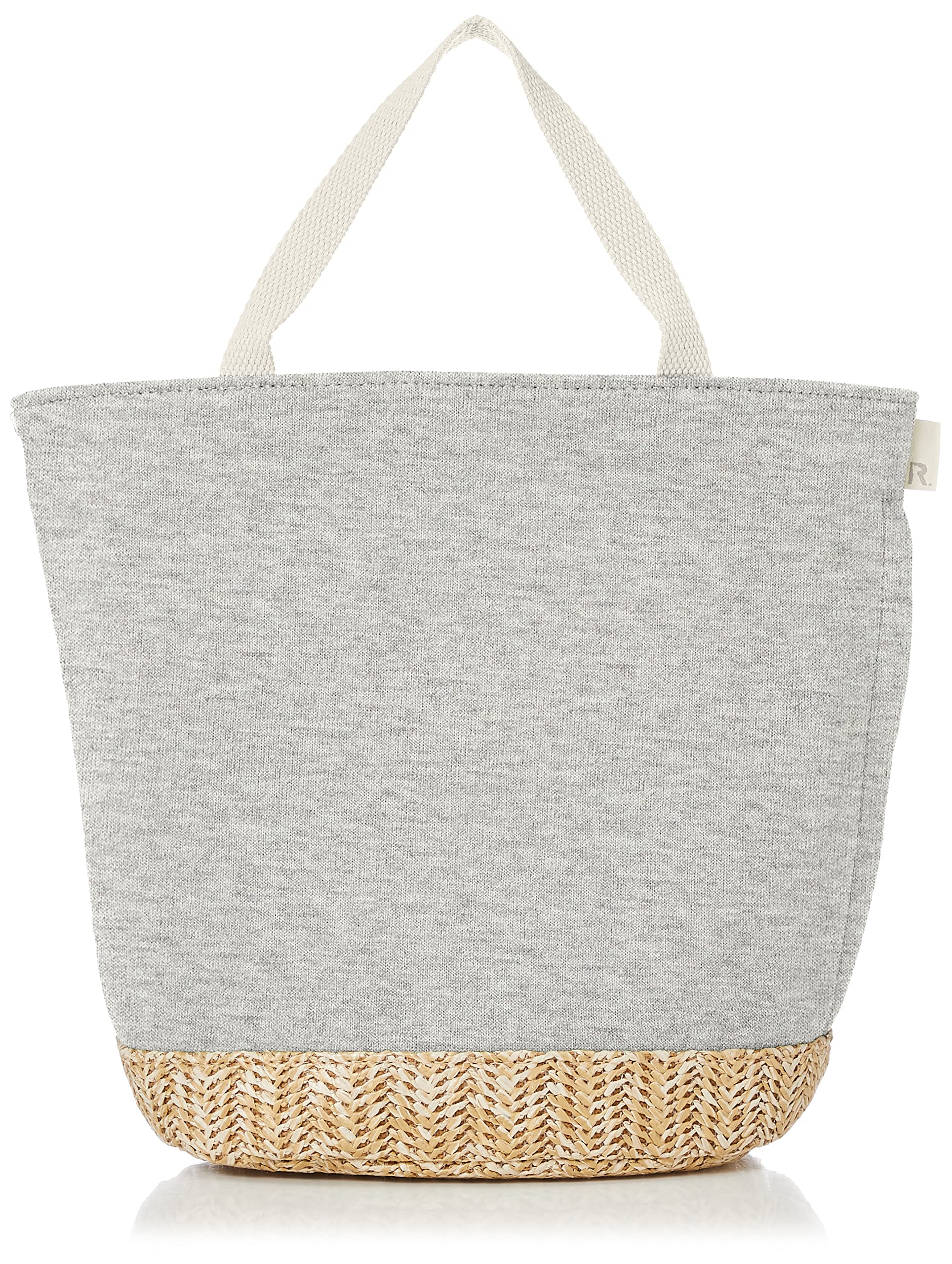 

Cotton Round Bottom Tote Bag NA Deli Tenjiku B 1412 Gray [Rootote] Women s сірий колір