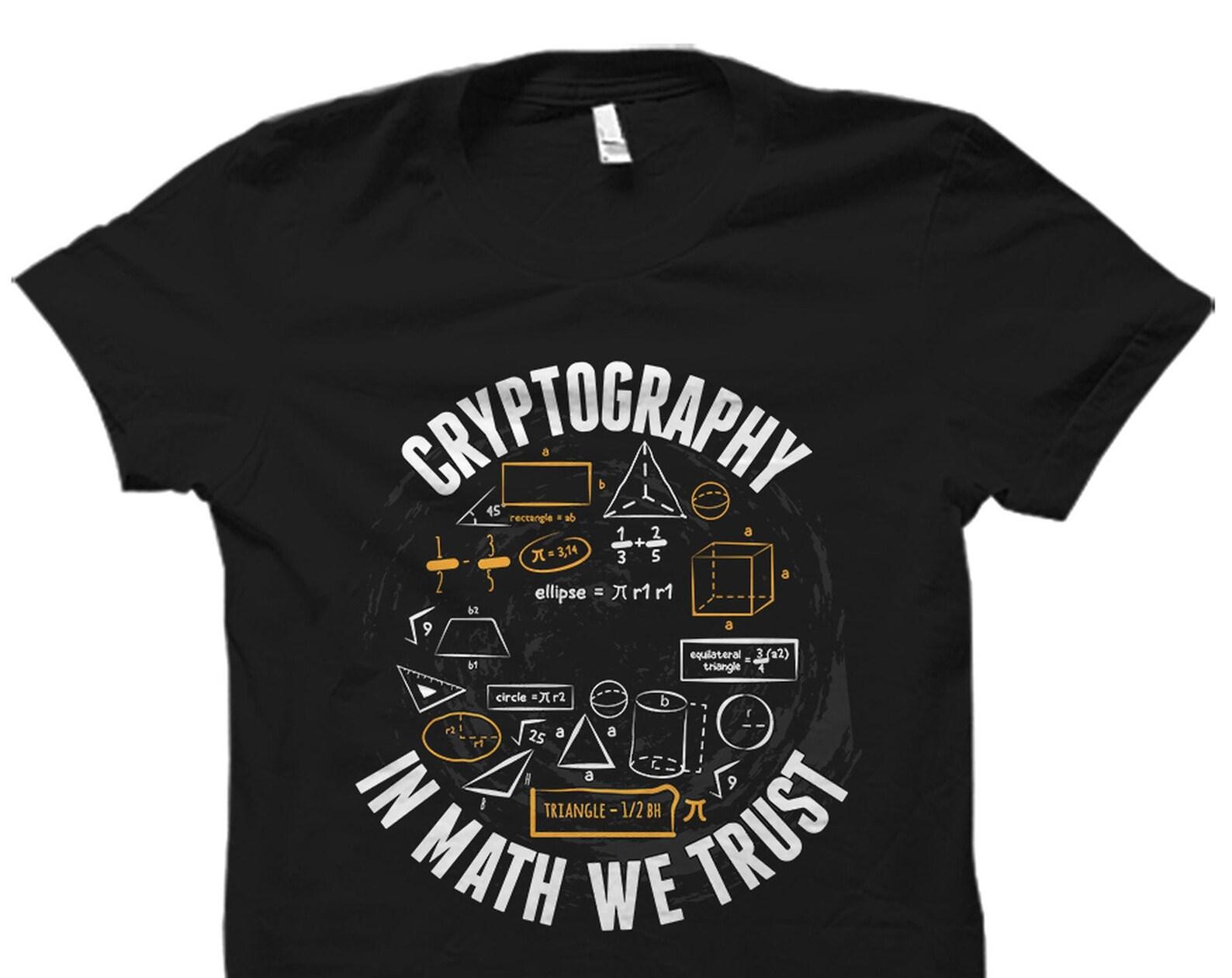 Cryptography Shirt. Crypto Gift. Encryption Shirt. Cyber Security Shirt. Cryptography Gift. Crypto T-Shirt. Encryption T-Shirt #OS3330 S