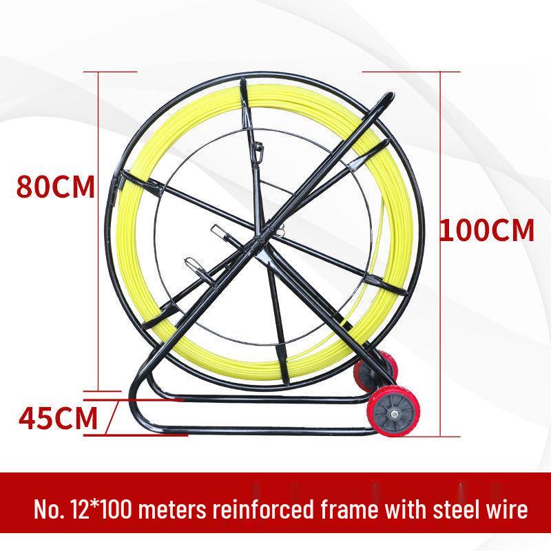 Fiberglass Cable Puller & Pipe Threader for Electricians