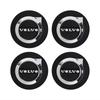 4PCS Car Hub Caps Rim Center Caps Badge Stickers Auto Accessories Suitable for Volvo S40 S60 S80l Xc60 Xc90 V40 V60 V50 V90 V70 CUG1
