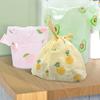 50Pcs Plastic Tote Bag Cute Fruit Vest Bag Tote Takeout Doggy Bag Cute Shopping Bag with Handle