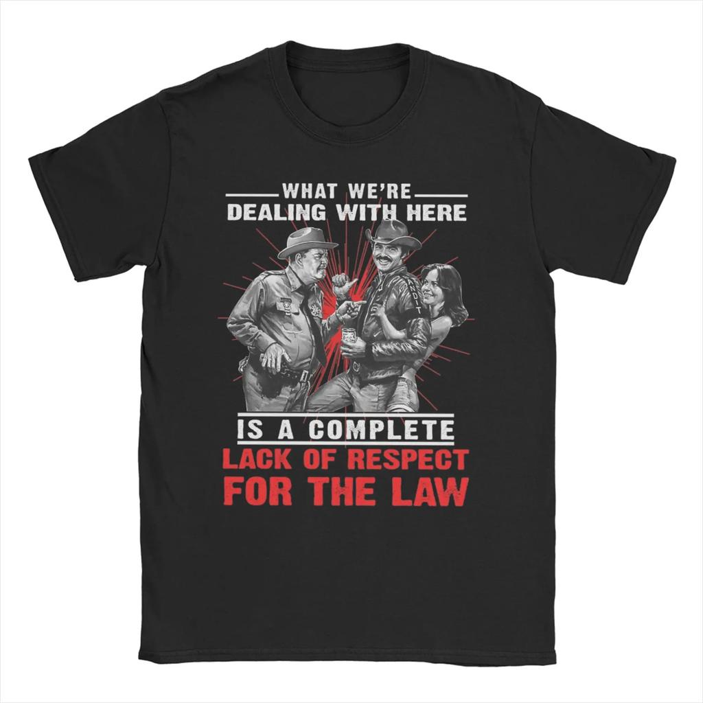 Men Women's T-Shirts The Glory Smokey and The Bandit Car Movie Art Cotton Tee Shirt Short Sleeve T Shirts Round Neck Tops