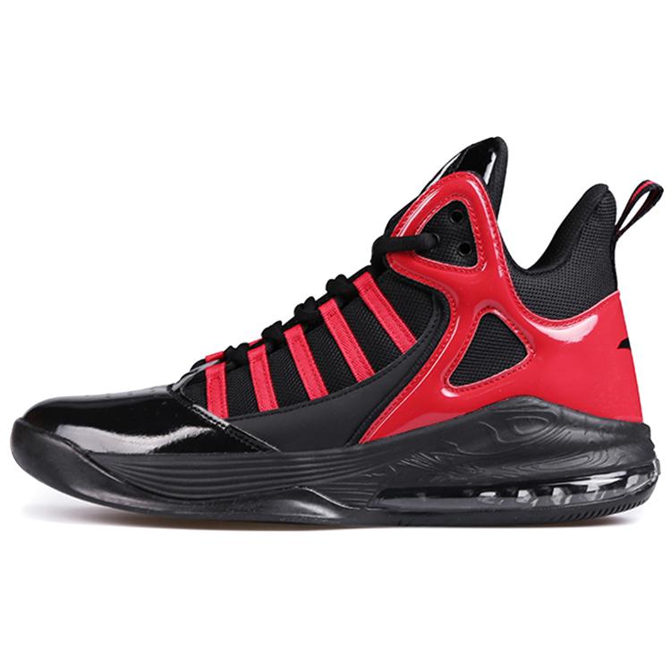 New Anta Basketball Collection Mid Top Vintage Basketball Shoes Men's Black Red 91931102-1