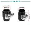 ACROPIX AN4 Car Hose Finisher Clamp Car Accessories Black - Pack of 2