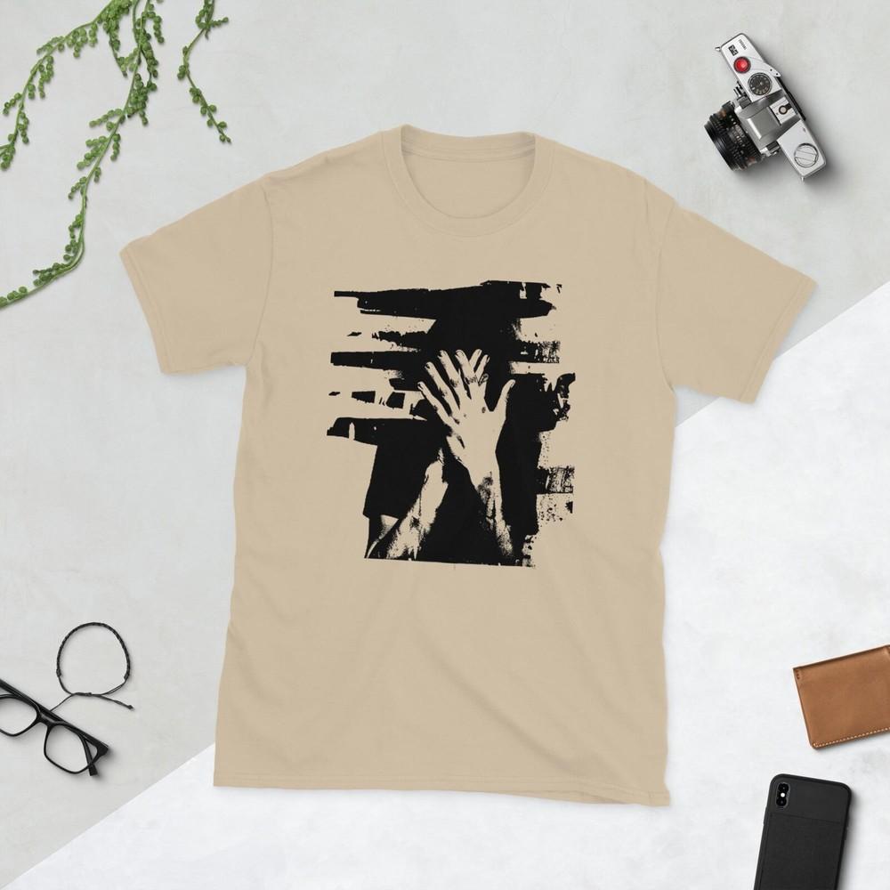 Abstract Hand T-Shirt – Unisex Bold Graphic Tee – Perfect for Edgy Sand Tee#31 Unisex T-Shirt L
