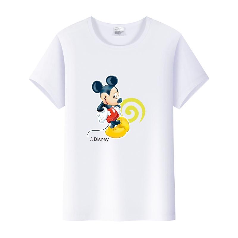 Summer Short Sleeve T-shirt Unisex Cartoon Tshirt Tops Oversized Tee Mickey Mouse Graphic Clothes