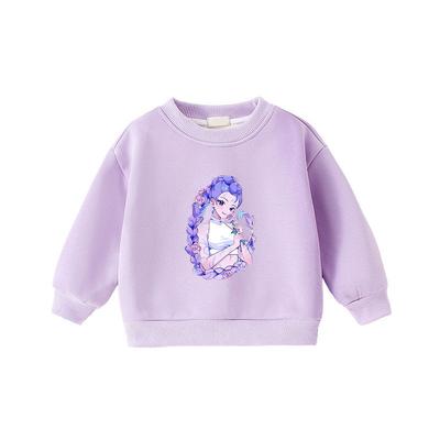Kids Girls Kpop Hunters Rumi Zoey Mira Print Sweatshirt Long Sleeves Round Neck Casual Top