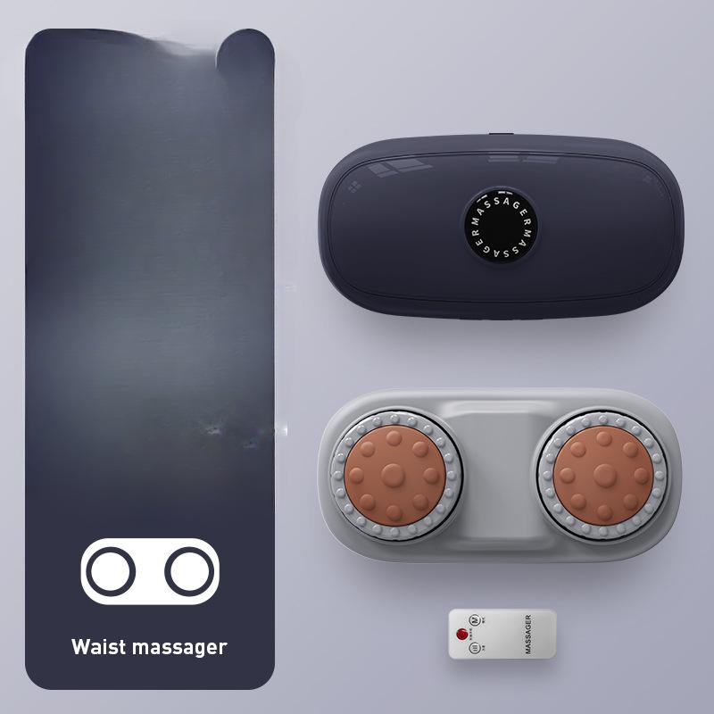 Bianshi Waist Massager Electric Beat Muscle Relaxation Vibrator Back Home Fat Beating Massage Belt.