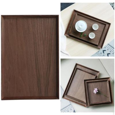 Serving Tray Dinning Tableware Incline Rustic Chinese Style Dish Coffee Parties Banquet Breakfast
