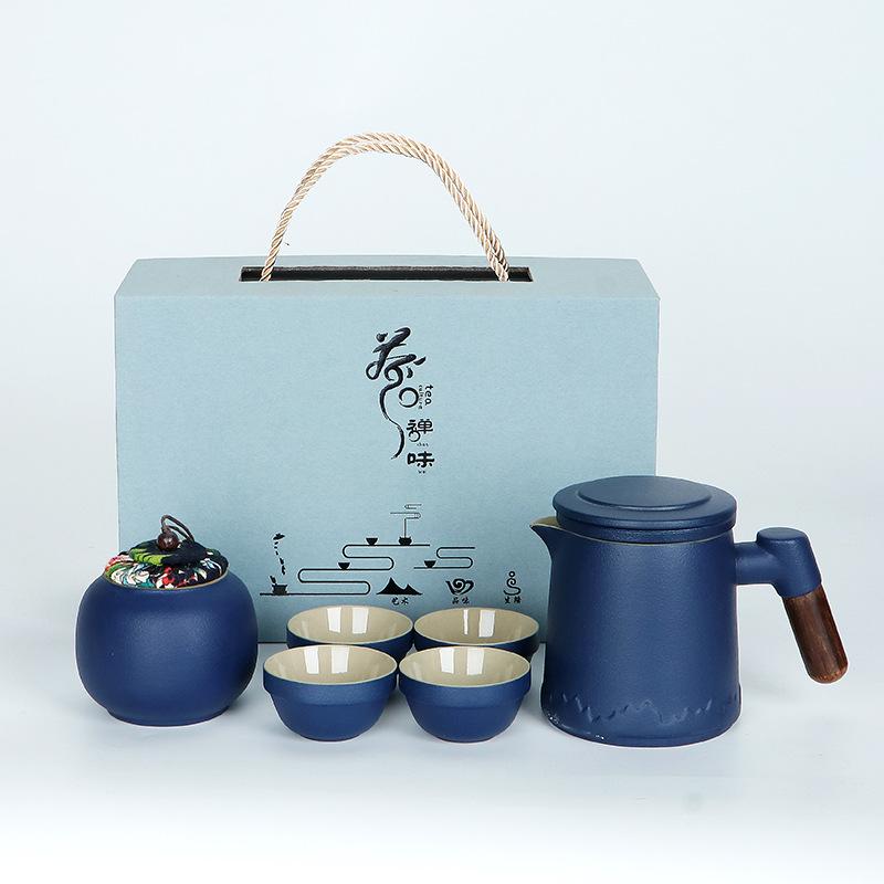 Corporate business gift set Practical coarse pottery cup Company holiday annual meeting opening event side gift Team building gift