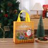 Christmas Nonwoven Gift Bag With Cartoon Design Candy Treats Holiday Party Favors Reusable Tote